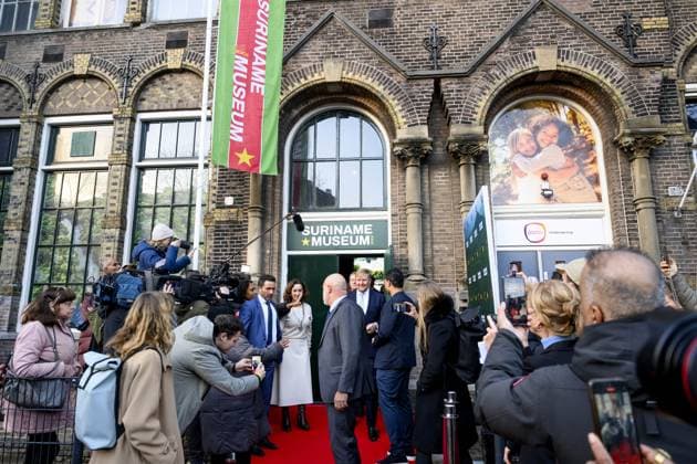 Amsterdam, The Netherlands, 2025-11-25 14:58:18 AMSTERDAM, 25-11-2025, Suriname Museum. King Willem-Alexander opens the Suriname Museum in Amsterdam on the 50th anniversary of the Republic of Suriname. The Suriname Museum is an initiative of the Our Suriname Association, which aims to bring together knowledge about Suriname s history, society, and culture in a central location. PHOTO: NLBeeld Patrick van Emst Credit: NL Beeld Patrick van Emst  Copyright: xx x