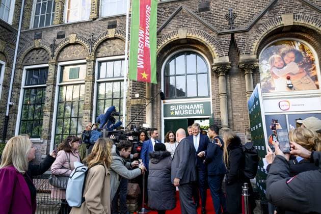 Amsterdam, The Netherlands, 2025-11-25 14:58:19 AMSTERDAM, 25-11-2025, Suriname Museum. King Willem-Alexander opens the Suriname Museum in Amsterdam on the 50th anniversary of the Republic of Suriname. The Suriname Museum is an initiative of the Our Suriname Association, which aims to bring together knowledge about Suriname s history, society, and culture in a central location. PHOTO: NLBeeld Patrick van Emst Credit: NL Beeld Patrick van Emst  Copyright: xx x