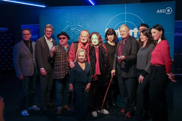 Premiere Münster Tatort Press event for the premiere of the new Münster Tatort Die Erfindung des Rades The broadcast is on December 7 on Ersten and the ARD Mediathek with Axel Prahl, as Frank Thiel and Mechthild Großmann, as Wilhelmine Klemm, Claus D Clausnitzer, as Herbert Vaddern Thiel, Björn Meye