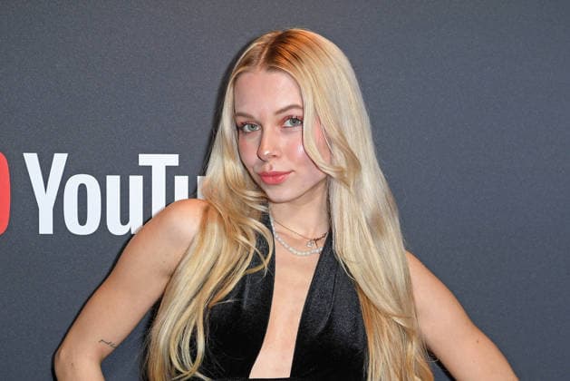 Kati K on the red carpet for the YOUTUBE MUSIC AWARD DINNER at Grill Royal in Berlin on 25 11 2025