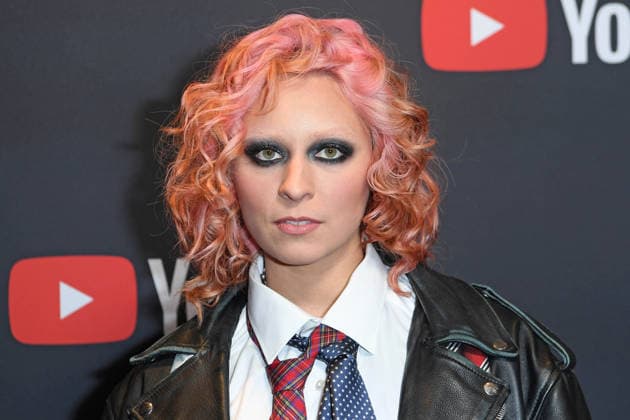 Paula Carolina on the red carpet at the YOUTUBE MUSIC AWARD DINNER at Grill Royal in Berlin on 25 11 2025