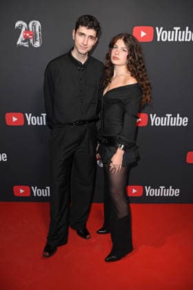 Abor Tynna on the red carpet at the YOUTUBE MUSIC AWARD DINNER at Grill Royal in Berlin on 25 11 2025