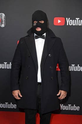 1986zig on the red carpet for the YOUTUBE MUSIC AWARD DINNER at Grill Royal in Berlin on 25 11 2025
