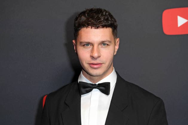 Lahos Leonard Biwer on the red carpet at the YOUTUBE MUSIC AWARD DINNER at Grill Royal in Berlin on 25 11 2025