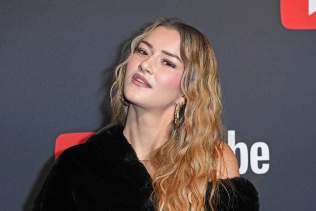 Summer Terenzi on the red carpet at the YOUTUBE MUSIC AWARD DINNER at Grill Royal in Berlin on 25 11 2025
