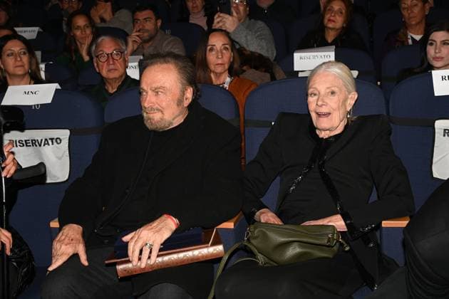 43rd Turin Film Festival 2025, Day 4 - Mole Stars Award to Vanessa Redgrave. In the photo: Franco Nero, Vanessa Redgrave Franco Nero, Vanessa Redgrave  Copyright: xMaurizioxD Avanzox xipa-agency.netx xDxAvanzo Mangiarottix IPA_Agency_IPA68381601