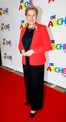 Franziska Giffey at the celebration of 30 years of Die Arche in Berlin