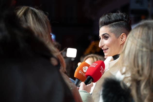 November 25, 2025, Madrid, Spain: Actress Alba Flores seen during the premiere of Flowers for Antonio at the Callao Cinema in Madrid. Madrid Spain - ZUMAs197 20251125_aaa_s197_109 Copyright: xAtilanoxGarciax