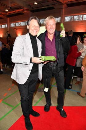 Anniversary celebration 30 years of Die ARCHE Wolfgang Bahro and Bernhard Brink at the anniversary celebration 30 years of Die ARCHE in Berlin 25 11 2025 Copyright: xEventpressxBerndtx