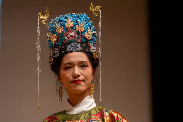 SAN FRANCISCO, CA - NOVEMBER 16: Hanfu enthusiasts showcase costumes during the annual Hanfu parade organized by Northern California Hanfu Association on November 16, 2025 in San Francisco, California.  Copyright: xVCGx 111605922256