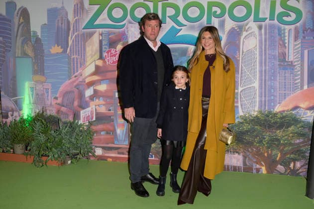 November 25, 2025, Rome, Italy: Federico AlverÃ (l), Anna AlverÃ (c) and Nicoletta Romanoff (r) attend the Disney movie premiere Zootropolis 2 green carpet at The Space Cinema Moderno. Rome Italy - ZUMAs197 20251125_aaa_s197_199 Copyright: xMarioxCartellix