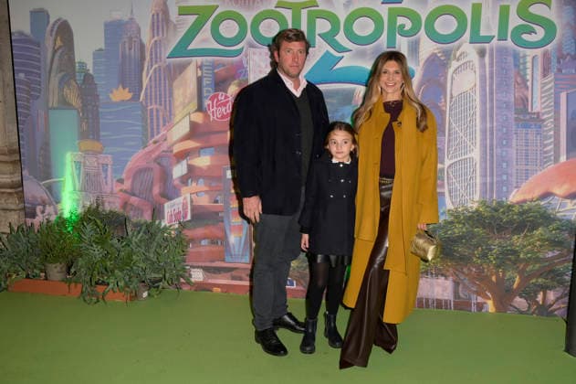 November 25, 2025, Rome, Italy: Federico AlverÃ (l), Anna AlverÃ (c) and Nicoletta Romanoff (r) attend the Disney movie premiere Zootropolis 2 green carpet at The Space Cinema Moderno. Rome Italy - ZUMAs197 20251125_aaa_s197_219 Copyright: xMarioxCartellix