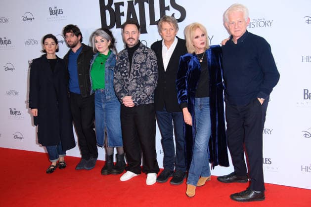 The Beatles Anthology Special Preview Screening Arrivals at BFI Southbank, London (L-R) - Mary McCartney, Felix White, Caitlin Moran, Oliver Murray, Joanna Lumley, Richard Curtis attends The Beatles Anthology Special Preview Screening at BFI Southbank, London, England, UK on Tuesday 25 November, 2025., Credit:Justin Ng Avalon UK, England, London, BFI Southbank  Copyright: xJustinxNgx xAvalonx 1054620398