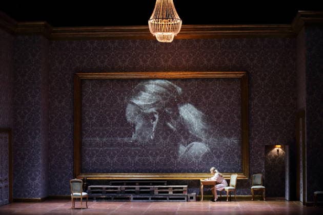 Vida Mikneviciute as Princess Fedora Romazov during the photo rehearsal for Fedora at the Deutsche Oper in Berlin, November 25, 2025 Melodramma in three acts by Umberto Giordano Musical direction John Fiore Staging Christof Loy Stage and costumes Herbert Murauer Premiere is on November 27, 2025 Deutsche Oper Berlin Fedora