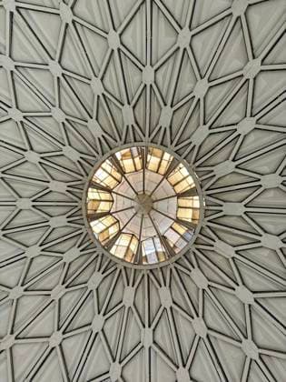 Geodesic dome ceiling with central skylight Tashkent, Uzbekistan R_RMYC251124A-1893440-01