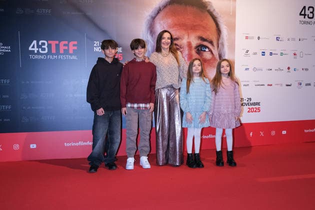 43rd Torino Film Festival 2025 - Day 6 in Italy - 26 Nov 2025 Emanuela Rossi (C) and cast members attend the 43rd Torino Film Festival. Turin Italy Copyright: xDavidexDixLallax xSOPAxImagesx DDILALLA-9977