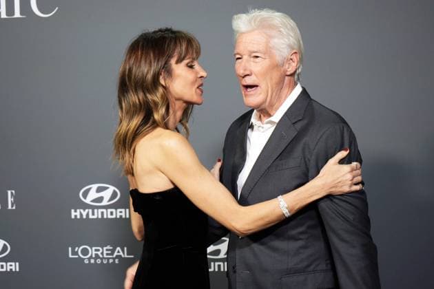 Richard Gere and Alejandra Silva at photocall for Elle x Future and Elle Eco awards in Madrid on Wednesday, 26 November 2025 Cordon Press 