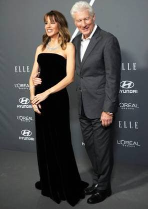 Richard Gere and Alejandra Silva at photocall for Elle x Future and Elle Eco awards in Madrid on Wednesday, 26 November 2025 Cordon Press 