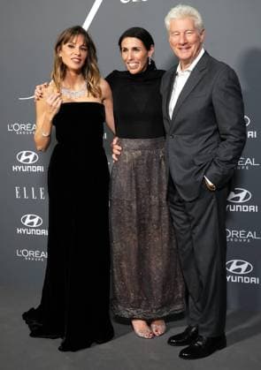Richard Gere and Alejandra Silva at photocall for Elle x Future and Elle Eco awards in Madrid on Wednesday, 26 November 2025 Cordon Press 