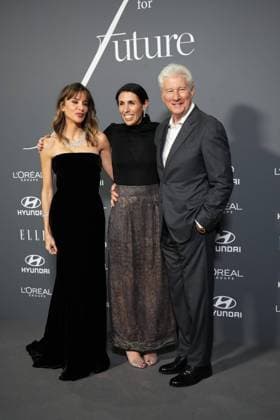 Richard Gere and Alejandra Silva at photocall for Elle x Future and Elle Eco awards in Madrid on Wednesday, 26 November 2025 Cordon Press 