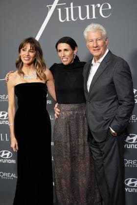 Richard Gere and Alejandra Silva at photocall for Elle x Future and Elle Eco awards in Madrid on Wednesday, 26 November 2025 Cordon Press 