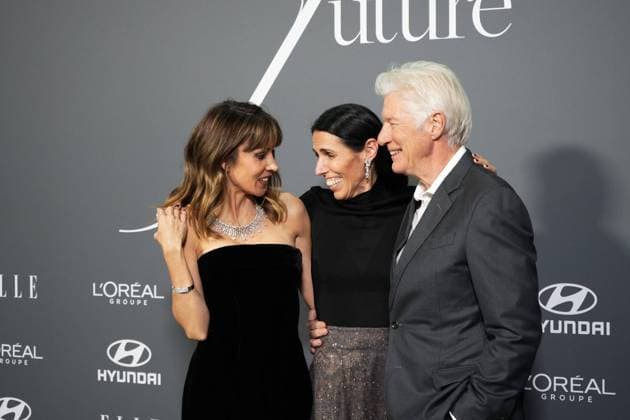 Richard Gere and Alejandra Silva at photocall for Elle x Future and Elle Eco awards in Madrid on Wednesday, 26 November 2025 Cordon Press 