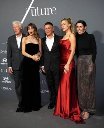 Richard Gere and Alejandra Silva And Alejandro Sanz And Candela Marquez at photocall for Elle x Future and Elle Eco awards in Madrid on Wednesday, 26 November 2025 Cordon Press 