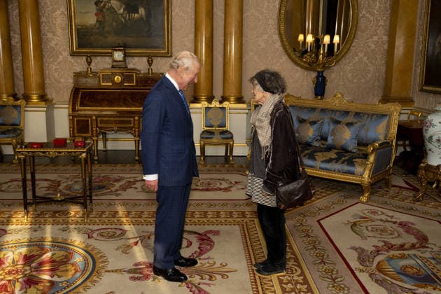Audience at Buckingham Palace, London, 26 November 2025 King Charles III during an audience with Ms Selima Hill, who was presented with The King s Gold Medal for Poetry for 2022, at Buckingham Palace, London. Picture date: Wednesday November 26, 2025., Credit:Jordan Pettitt Avalon UK, London  Copyright: xJordanxPettittx xAvalonx 1054784239