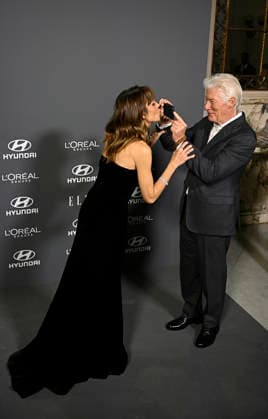 Elle celebrates the ELLE X FUTURE gala and presents the Elle Eco Award 2025 Alejandra Silva and Richard Gere during the ELLE X FUTURE gala held by Elle magazine at the Consulate of Italy, on November 26, 2025, in Madrid Spain ELLE x Future is a night to pay tribute to the future, to the planet and sustainability and to recognize the social and environmental work of many well-known faces committed to a better planet In addition, during the gala the ELLE Eco Award 2025 will be presented to honor one of the attendees for their commitment and social and environmental work 26 NOVEMBER 2025 Madrid Madrid Spain  Copyright: xFranciscoxGuerrax 7128737