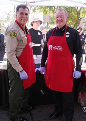 26 November 2025 - Los Angeles, California - Sheriff Robert G. Luna, ief of the Los Angeles Police Department Jim McDonnell . 2025 Thanks & Giving On Skid Row held at Los Angeles Mission. Photo Copyright: xAdMediax
