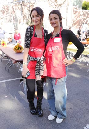 26 November 2025 - Los Angeles, California - Tanin Nikpey, Golnesa Gharachedaghi,. 2025 Thanks & Giving On Skid Row held at Los Angeles Mission. Photo Copyright: xAdMediax