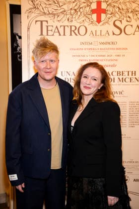 Premiere At La Scala -Lady Macbeth Of The Mtsensk District- Press Conference La Scala Theatre - Milan, Italy Vasily Barkhatov;Sara Jakubiak Premiere At La Scala -Lady Macbeth Of The Mtsensk District- Press Conference La Scala Theatre - Milan, Italy 26th November 2025  Copyright: xALFONSOxCATALANO SGPITALIAx