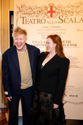 Premiere At La Scala -Lady Macbeth Of The Mtsensk District- Press Conference La Scala Theatre - Milan, Italy Vasily Barkhatov;Sara Jakubiak Premiere At La Scala -Lady Macbeth Of The Mtsensk District- Press Conference La Scala Theatre - Milan, Italy 26th November 2025  Copyright: xALFONSOxCATALANO SGPITALIAx