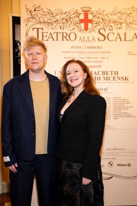 Premiere At La Scala -Lady Macbeth Of The Mtsensk District- Press Conference La Scala Theatre - Milan, Italy Vasily Barkhatov;Sara Jakubiak Premiere At La Scala -Lady Macbeth Of The Mtsensk District- Press Conference La Scala Theatre - Milan, Italy 26th November 2025  Copyright: xALFONSOxCATALANO SGPITALIAx