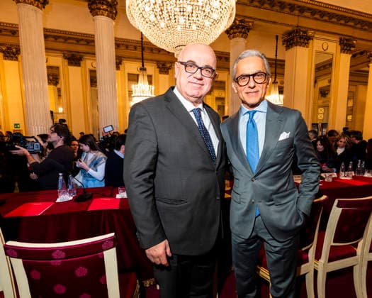Premiere At La Scala -Lady Macbeth Of The Mtsensk District- Press Conference La Scala Theatre - Milan, Italy Fortunato Ortombina;Massimiliano Di Silvestre Premiere At La Scala -Lady Macbeth Of The Mtsensk District- Press Conference La Scala Theatre - Milan, Italy 26th November 2025  Copyright: xSGPx