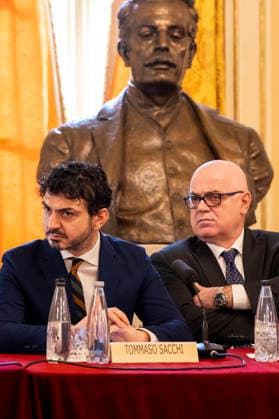 Premiere At La Scala -Lady Macbeth Of The Mtsensk District- Press Conference La Scala Theatre - Milan, Italy Tommaso Sacchi;Fortunato Ortombina Premiere At La Scala -Lady Macbeth Of The Mtsensk District- Press Conference La Scala Theatre - Milan, Italy 26th November 2025  Copyright: xALFONSOxCATALANO SGPITALIAx