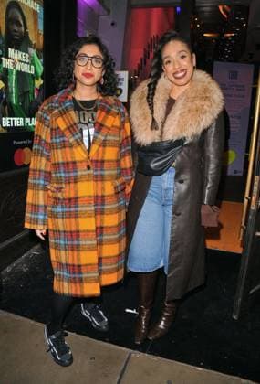 Choose Love for Christmas pop-up store launch party, London Pearl Mackie (right) and guest at the Choose Love for Christmas pop-up store launch party, 245 Regent Street, Regent Street, on Wednesday 26 November 2025 in London, England, UK. CAP CAN CAN London Great Britain UK Copyright: xCanxNguyen CapitalxPicturesx