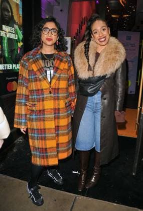 Choose Love for Christmas pop-up store launch party, London Pearl Mackie (right) and guest at the Choose Love for Christmas pop-up store launch party, 245 Regent Street, Regent Street, on Wednesday 26 November 2025 in London, England, UK. CAP CAN CAN London Great Britain UK Copyright: xCanxNguyen CapitalxPicturesx