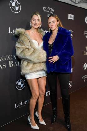 Berlin abb Lena Gercke with Elena Carrier Model at the Magical Christmas Ball by LeGer by Lena Gercke at Claerchens Ballhaus Berlin on 26 11 2025 Berlin Germany