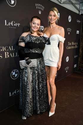 Berlin abb Liselott Marie Linsenhoff and Lena Gercke as guests at the Magical Christmas Ball by LeGer by Lena Gercke at Claerchens Ballhaus Berlin on 26 11 2025 Berlin Germany