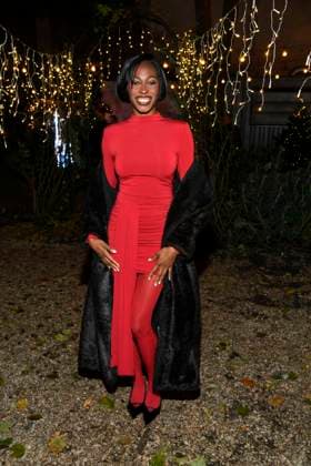 Berlin abb Toni Dreher Adenuga Model as guest at the Magical Christmas Ball of LeGer by Lena Gercke at Claerchens Ballhaus Berlin on 26 11 2025 Berlin Germany