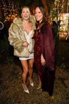 Berlin abb Lena Gercke Model hostess with Jasmin Wagner at the Magical Christmas Ball of LeGer by Lena Gercke at Claerchens Ballhaus Berlin on 26 11 2025 Berlin Germany