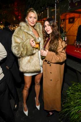 Berlin abb Lena Gercke and Emi Arpa as guests at the Magical Christmas Ball by LeGer by Lena Gercke at Claerchens Ballhaus Berlin on 26 11 2025 Berlin Germany