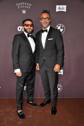 Patrick Owomoyela and Ashwin Tchanra at the Magical Christmas Ball by LeGer by Lena Gercke at Clärchens Ballhaus in Berlin 26 11 2025