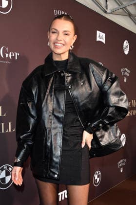Laura Wontorra at the Magical Christmas Ball by LeGer by Lena Gercke at Clärchens Ballhaus in Berlin 26 11 2025