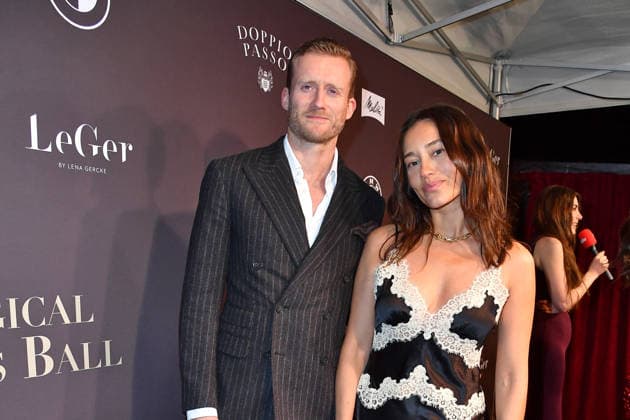 Andre Schuerrle and Anna Schuerrle at the Magical Christmas Ball by LeGer by Lena Gercke at Clärchens Ballhaus in Berlin 26 11 2025