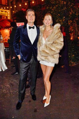 Dustin Schöne and Lena Gercke at the Magical Christmas Ball by LeGer by Lena Gercke at Clärchens Ballhaus in Berlin 26 11 2025