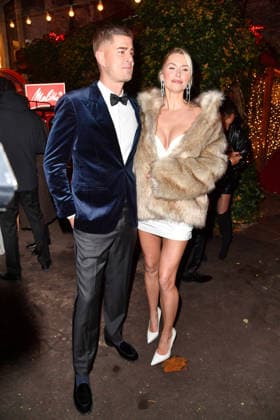 Dustin Schöne and Lena Gercke at the Magical Christmas Ball by LeGer by Lena Gercke at Clärchens Ballhaus in Berlin 26 11 2025