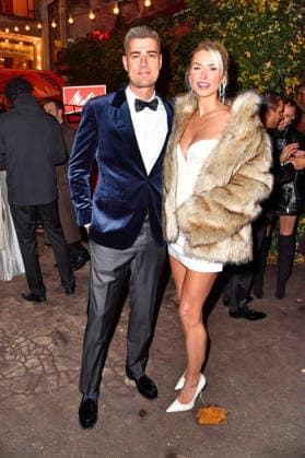 Dustin Schöne and Lena Gercke at the Magical Christmas Ball by LeGer by Lena Gercke at Clärchens Ballhaus in Berlin 26 11 2025
