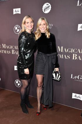 Lea Sophie Cramer and Doro Metasch at the Magical Christmas Ball by LeGer by Lena Gercke at Clärchens Ballhaus in Berlin 26 11 2025
